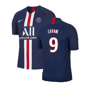 PSG 2019-20 Home Nike Vaporknit Shirt ((Mint) S) (CAVANI 9)
