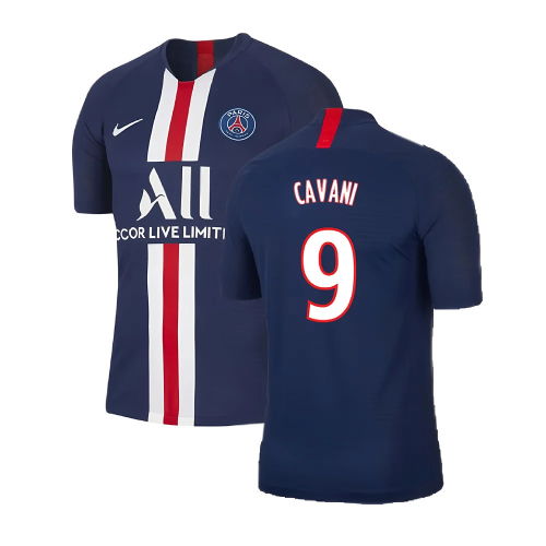 PSG 2019-20 Home Nike Vaporknit Shirt ((Mint) S) (CAVANI 9)