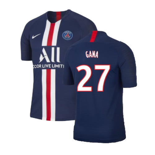 PSG 2019-20 Home Nike Vaporknit Shirt ((Mint) S) (Gana 27)