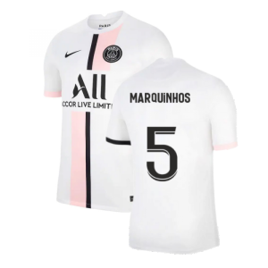 PSG 2021-2022 Away Shirt (MARQUINHOS 5)
