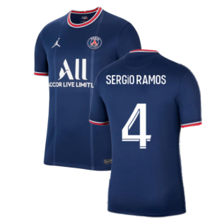 PSG 2021-2022 Home Shirt (SERGIO RAMOS 4)