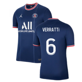 PSG 2021-2022 Home Shirt (VERRATTI 6)