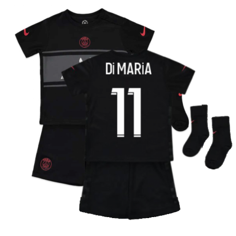 PSG 2021-2022 Infants 3rd Kit (DI MARIA 11)