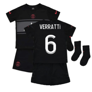 PSG 2021-2022 Infants 3rd Kit (VERRATTI 6)
