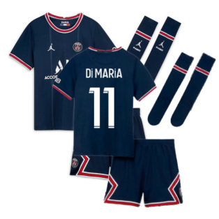 PSG 2021-2022 Little Boys Home Kit (DI MARIA 11)