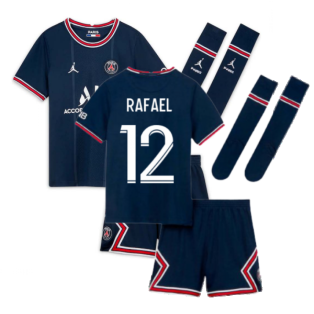 PSG 2021-2022 Little Boys Home Kit (RAFAEL 12)