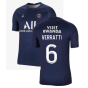 PSG 2021-2022 Pre-Match Training Shirt (Navy) (VERRATTI 6)