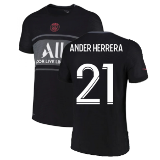 PSG 2021-2022 Vapor 3rd Shirt (ANDER HERRERA 21)
