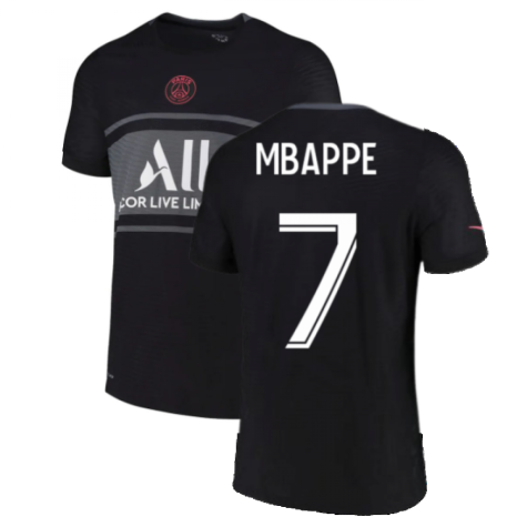 PSG 2021-2022 Vapor 3rd Shirt (MBAPPE 7)