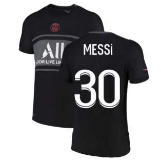 PSG 2021-2022 Vapor 3rd Shirt (MESSI 30)
