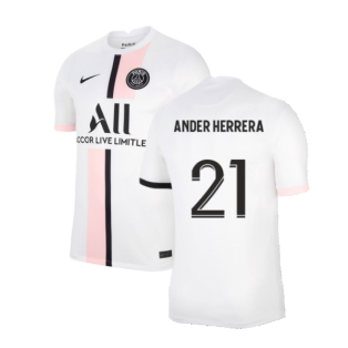 PSG 2021-2022 Vapor Away Shirt (ANDER HERRERA 21)