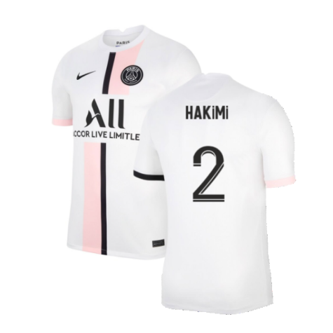 PSG 2021-2022 Vapor Away Shirt (HAKIMI 2)