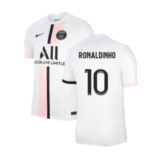 PSG 2021-2022 Vapor Away Shirt (RONALDINHO 10)