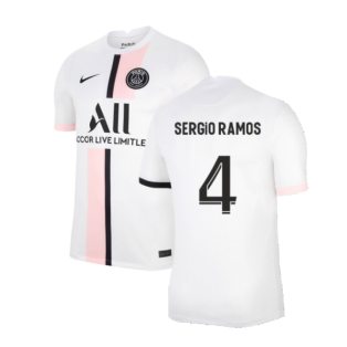 PSG 2021-2022 Vapor Away Shirt (SERGIO RAMOS 4)