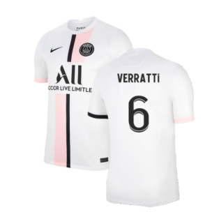 PSG 2021-2022 Vapor Away Shirt (VERRATTI 6)