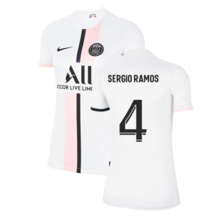 PSG 2021-2022 Womens Away Shirt (SERGIO RAMOS 4)