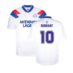 Rangers 1990 Away Retro Football Shirt (Durrant 10)