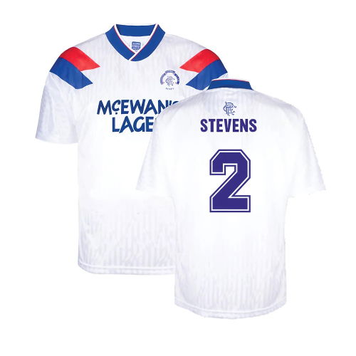 Rangers 1990 Away Retro Football Shirt (Stevens 2)