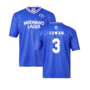 Rangers 1990 Home Retro Football Shirt (Cowan 3)