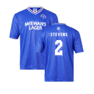 Rangers 1990 Home Retro Football Shirt (Stevens 2)