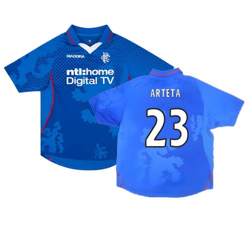 Rangers 2002-03 Home Shirt ((Very Good) XL) (Arteta 23)
