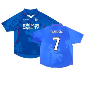 Rangers 2002-03 Home Shirt ((Very Good) XL) (Caniggia 7)
