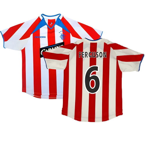 Rangers 2003-04 Away Shirt (L) (Excellent) (FERGUSON 6)