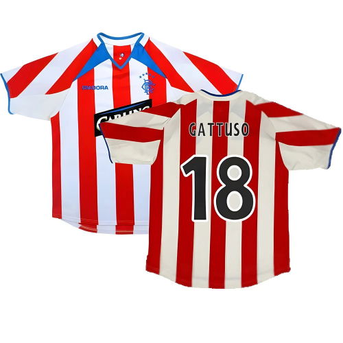 Rangers 2003-04 Away Shirt (L) (Excellent) (GATTUSO 18)