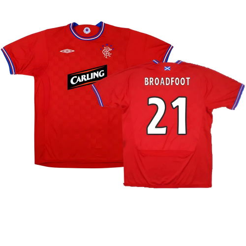Rangers 2009-10 Away Shirt ((Very Good) M) (Broadfoot 21)