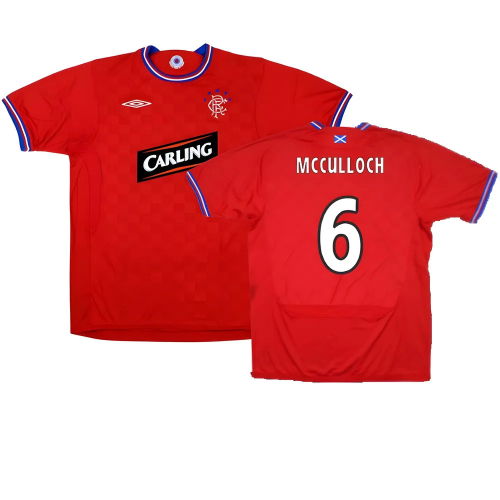 Rangers 2009-10 Away Shirt ((Very Good) M) (McCulloch 6)