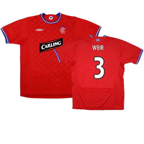 Rangers 2009-10 Away Shirt ((Very Good) M) (Weir 3)