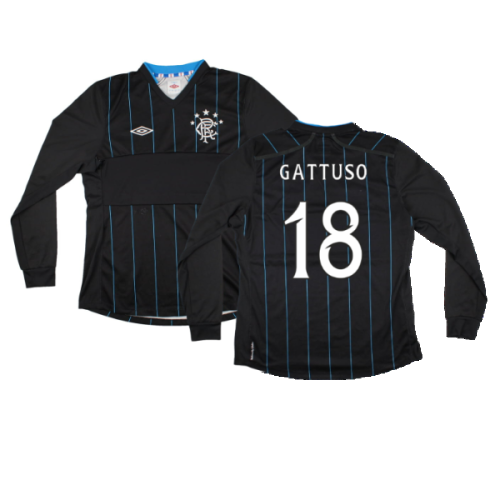 Rangers 2012-13 Long Sleeve Third Shirt (L) (Fair) (GATTUSO 18)