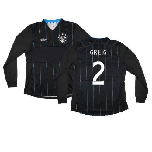 Rangers 2012-13 Long Sleeve Third Shirt (L) (Fair) (GREIG 2)