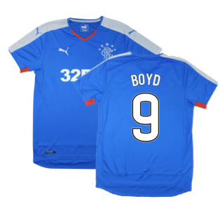 Rangers 2015-16 Home Shirt ((Excellent) S) (Boyd 9)