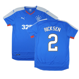 Rangers 2015-16 Home Shirt ((Excellent) S) (RICKSEN 2)