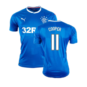 Rangers 2016-17 Home Shirt ((Excellent) XL) (Cooper 11)