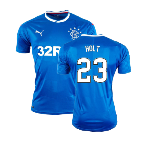 Rangers 2016-17 Home Shirt ((Excellent) XL) (Holt 23)