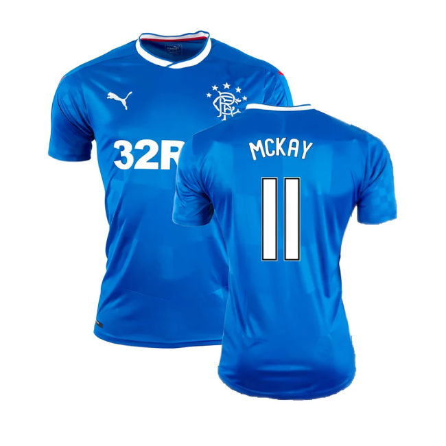 Rangers 2016-17 Home Shirt ((Excellent) XL) (McKay 11)