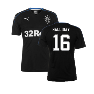 Rangers 2017-18 Third Shirt ((Good) L) (Halliday 16)