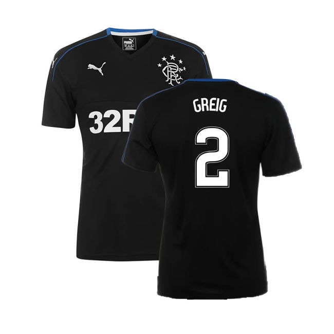 Rangers 2017-18 Third Shirt ((Mint) XXL) (GREIG 2)