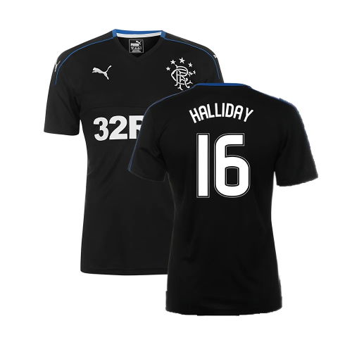 Rangers 2017-18 Third Shirt ((Mint) XXL) (Halliday 16)