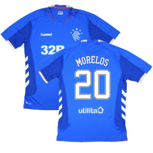 Rangers 2018-19 Home Shirt ((Excellent) L) (MORELOS 20)