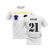 Real Madrid 2002-2003 Retro Shirt T-shirt - Text (White) (SOLARI 21)