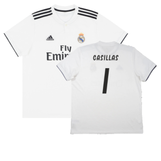 Real Madrid 2018-19 Home Shirt (S) (Very Good) (Casillas 1)