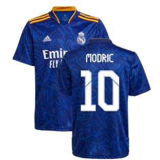 Real Madrid 2021-2022 Away Shirt (Kids) (MODRIC 10)