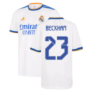 Real Madrid 2021-2022 Home Shirt (Kids) (BECKHAM 23)