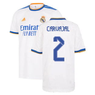 Real Madrid 2021-2022 Home Shirt (Kids) (CARVAJAL 2)