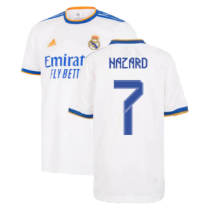 Real Madrid 2021-2022 Home Shirt (Kids) (HAZARD 7)