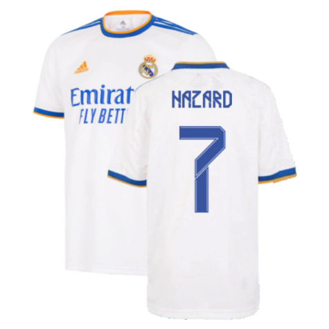 Real Madrid 2021-2022 Home Shirt (Kids) (HAZARD 7)