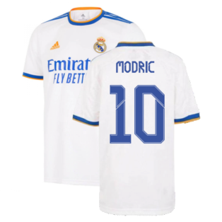 Real Madrid 2021-2022 Home Shirt (Kids) (MODRIC 10)